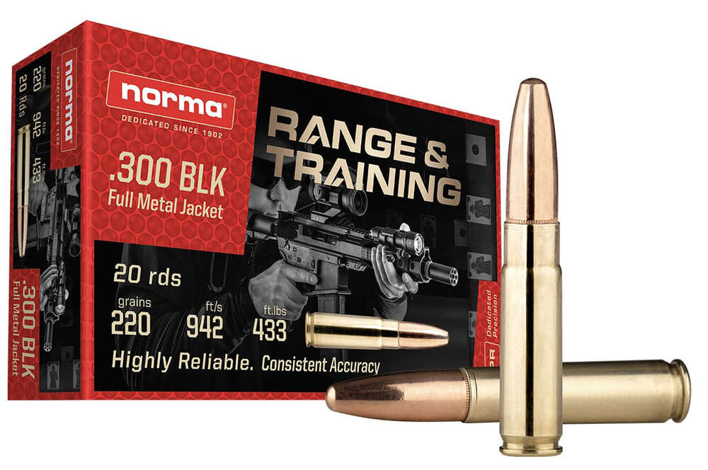 Ammunition Norma Ammunition ZPAP M85 300Blackout NORMA RANGE & TRAINING 300BLK 147GR FMJ 20/10